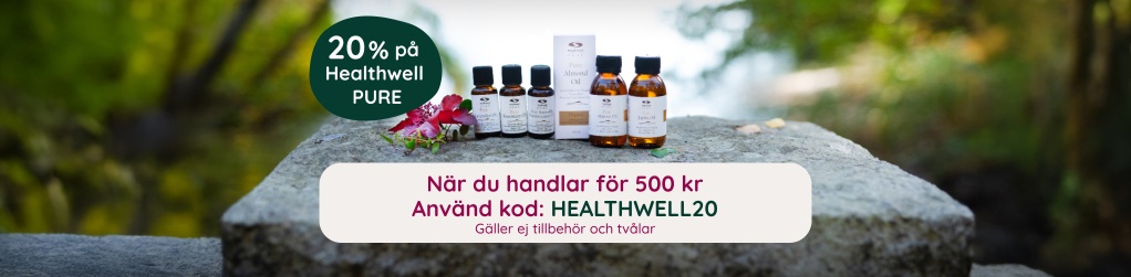 Handla fr 500 kr och f 20% rabatt p Healthwell PURE